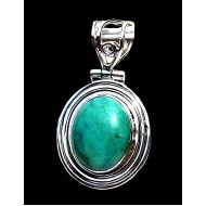 Turquoise - Turquoise Indian Pendant - India Jewelry