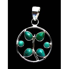 Turquoise - Pendentif indien Turquoise - Bijoux Inde Turquoise - Pendentif indien Turquoise - Bijoux Inde