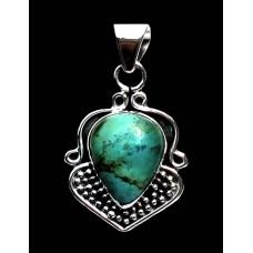Turquoise - Pendentif indien Turquoise - Bijoux Inde Turquoise - Pendentif indien Turquoise - Bijoux Inde