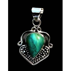 Turquoise - Pendentif indien Turquoise - Bijoux Inde Turquoise - Pendentif indien Turquoise - Bijoux Inde
