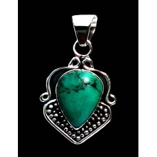 Turquoise - Pendentif indien Turquoise - Bijoux Inde Turquoise - Pendentif indien Turquoise - Bijoux Inde