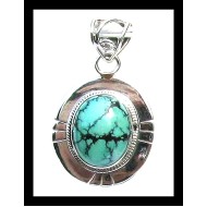 Turquoise - Pendentif indien Turquoise - Bijoux Inde