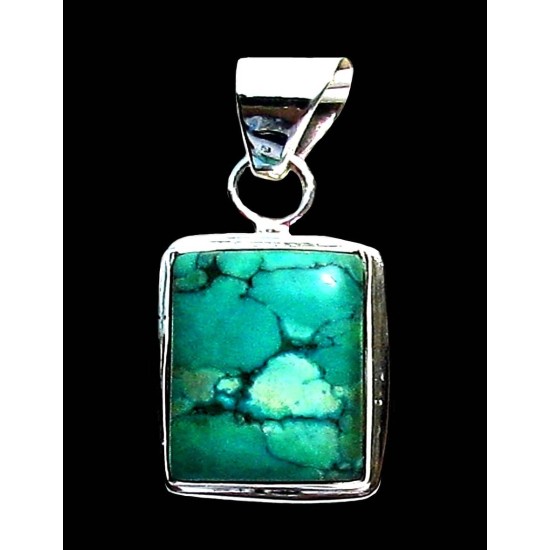 Turquoise - Pendentif indien Turquoise - Bijoux Inde,Pendentifs indiens