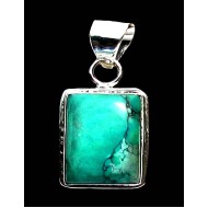 Turquoise - Turquoise Indian Pendant - India Jewelry