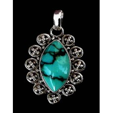 Turquoise - Pendentif indien Turquoise - Bijoux Inde Turquoise - Pendentif indien Turquoise - Bijoux Inde