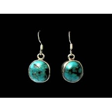 Turquoise - Boucles d'Oreilles indiennes Turquoise - Bijoux Inde Turquoise - Boucles d'Oreilles indiennes Turquoise - Bijoux Inde