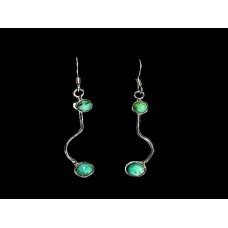 Turquoise - Boucles d'Oreilles indiennes Turquoise - Bijoux Inde Turquoise - Boucles d'Oreilles indiennes Turquoise - Bijoux Inde
