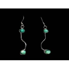 Turquoise - Boucles d'Oreilles indiennes Turquoise - Bijoux Inde Turquoise - Boucles d'Oreilles indiennes Turquoise - Bijoux Inde