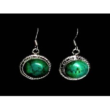 Turquoise - Boucles d'Oreilles indiennes Turquoise - Bijoux Inde Turquoise - Boucles d'Oreilles indiennes Turquoise - Bijoux Inde