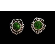 Turquoise-Boucles d'Oreilles indiennes Turquoise-Bijoux Inde