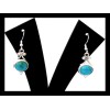 Turquoise-Boucles d'Oreilles indiennes Turquoise-Bijoux Inde Turquoise-Boucles d'Oreilles indiennes Turquoise-Bijoux Inde