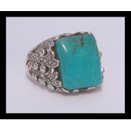 Indian silver jewellery - Indian Turquoise Ring