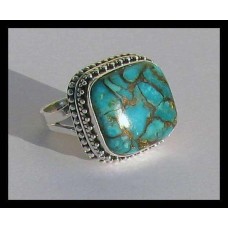 Turquoise - Bague indienne argent Turquoise - Bijoux Inde Turquoise - Bague indienne argent Turquoise - Bijoux Inde