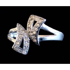 Bijoux indiens argent - Bague indienne oxyde de Zirconium Bijoux indiens argent - Bague indienne oxyde de Zirconium