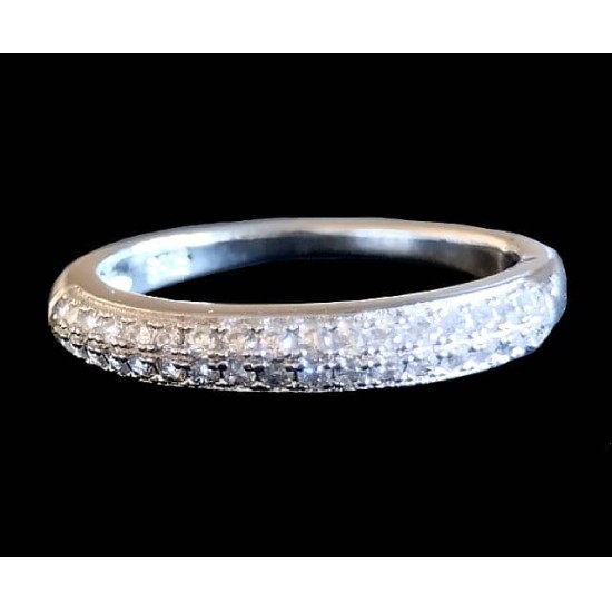 Indian silver jewellery - Indian Zirconium oxide Ring,Rodium silver rings