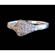 Bijoux indiens argent - Bague indienne oxyde de Zirconium Bijoux indiens argent - Bague indienne oxyde de Zirconium