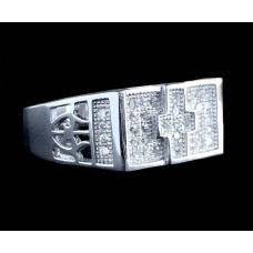 Indian silver jewelry - Indian man Zirconium oxide Ring Indian silver jewelry - Indian man Zirconium oxide Ring