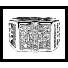 Indian silver jewelry - Indian man Zirconium oxide Ring Indian silver jewelry - Indian man Zirconium oxide Ring