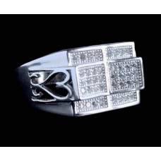 Indian silver jewelry - Indian man Zirconium oxide Ring Indian silver jewelry - Indian man Zirconium oxide Ring