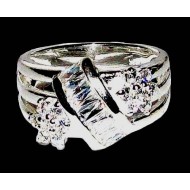 Bijoux indiens argent - Bague indienne oxyde de Zirconium