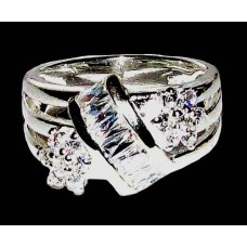 Bijoux indiens argent - Bague indienne oxyde de Zirconium Bijoux indiens argent - Bague indienne oxyde de Zirconium