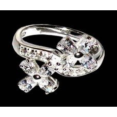 Bijoux indiens argent - Bague indienne oxyde de Zirconium Bijoux indiens argent - Bague indienne oxyde de Zirconium