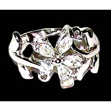 Bijoux indiens argent - Bague indienne oxyde de Zirconium Bijoux indiens argent - Bague indienne oxyde de Zirconium