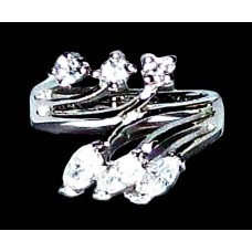 Bijoux indiens argent - Bague indienne oxyde de Zirconium Bijoux indiens argent - Bague indienne oxyde de Zirconium