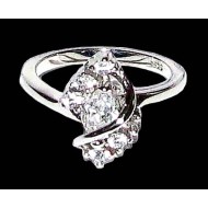 Bijoux indiens argent - Bague indienne oxyde de Zirconium