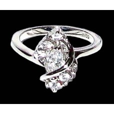 Bijoux indiens argent - Bague indienne oxyde de Zirconium Bijoux indiens argent - Bague indienne oxyde de Zirconium