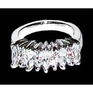  Bijoux indiens argent - Bague indienne oxyde de Zirconium