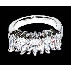 Bijoux indiens argent - Bague indienne oxyde de Zirconium  Bijoux indiens argent - Bague indienne oxyde de Zirconium