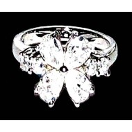 Bijoux indiens argent - Bague indienne oxyde de Zirconium