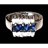 Bijoux indiens argent - Bague indienne oxyde de Zirconium