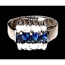Bijoux indiens argent - Bague indienne oxyde de Zirconium Bijoux indiens argent - Bague indienne oxyde de Zirconium