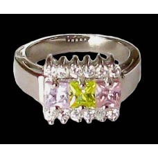 Bijoux indiens argent - Bague indienne oxyde de Zirconium Bijoux indiens argent - Bague indienne oxyde de Zirconium