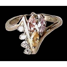 Bijoux indiens argent - Bague indienne oxyde de Zirconium Bijoux indiens argent - Bague indienne oxyde de Zirconium