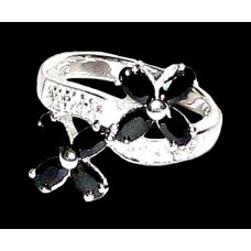 Bijoux indiens argent - Bague indienne oxyde de Zirconium Bijoux indiens argent - Bague indienne oxyde de Zirconium