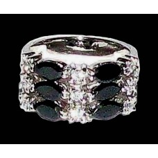 Bijoux indiens argent - Bague indienne oxyde de Zirconium Bijoux indiens argent - Bague indienne oxyde de Zirconium