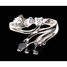 Bijoux indiens argent - Bague indienne oxyde de Zirconium Bijoux indiens argent - Bague indienne oxyde de Zirconium