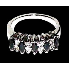 Bijoux indiens argent - Bague indienne oxyde de Zirconium Bijoux indiens argent - Bague indienne oxyde de Zirconium