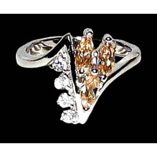 Bijoux indiens argent - Bague indienne oxyde de Zirconium Bijoux indiens argent - Bague indienne oxyde de Zirconium
