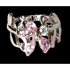 Bijoux indiens argent - Bague indienne oxyde de Zirconium Bijoux indiens argent - Bague indienne oxyde de Zirconium