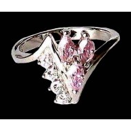 Bijoux indiens argent - Bague indienne oxyde de Zirconium