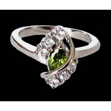 Bijoux indiens argent - Bague indienne oxyde de Zirconium Bijoux indiens argent - Bague indienne oxyde de Zirconium