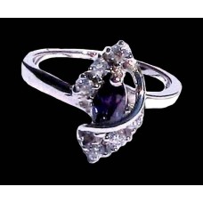 Bijoux indiens argent - Bague indienne oxyde de Zirconium Bijoux indiens argent - Bague indienne oxyde de Zirconium