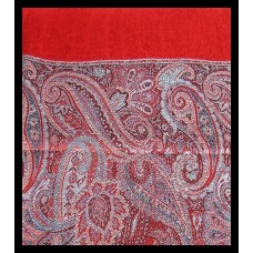 Etole bordures avec motifs Jacquard - Etole indienne Etole bordures avec motifs Jacquard - Etole indienne