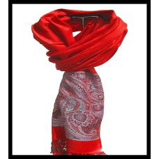 Etole bordures avec motifs Jacquard - Etole indienne Etole bordures avec motifs Jacquard - Etole indienne