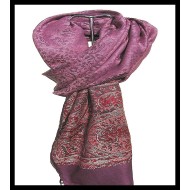 Etole bordures avec motifs Jacquard - Etole indienne