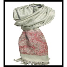 Etole bordures avec motifs Jacquard - Etole indienne Etole bordures avec motifs Jacquard - Etole indienne